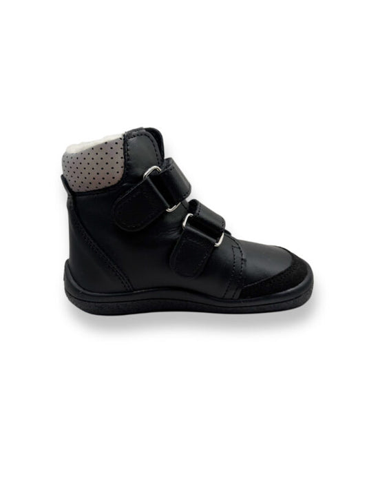Beda Barfuß Kinder Winterstiefeletten - Just Black