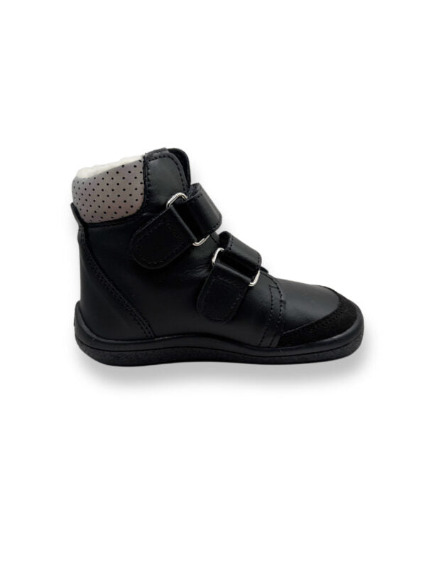 Beda Barfuß Kinder Winterstiefeletten - Just Black