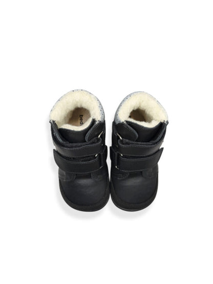 Beda Barfuß Kinder Winterstiefeletten - Just Black
