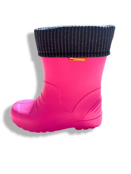 Demar DINO Thermo-Gummistiefel Pink