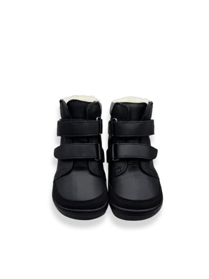 Beda Barfuß Kinder Winterstiefeletten - Just Black