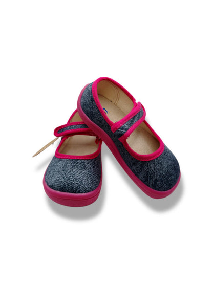 Barefoot Hausschuhe Beda Denim