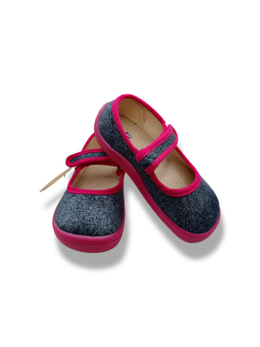 Barefoot Hausschuhe Beda Denim